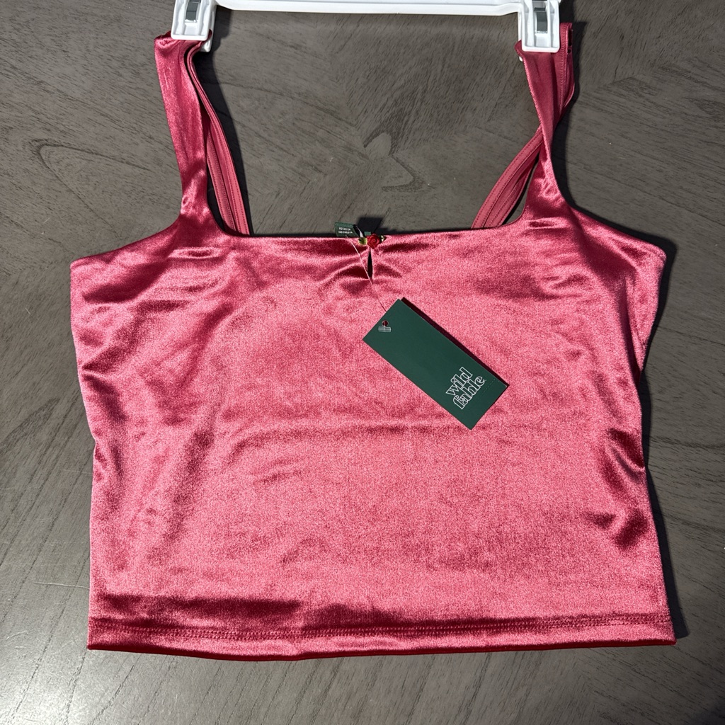 Wild Fable Pink Satin Camisole